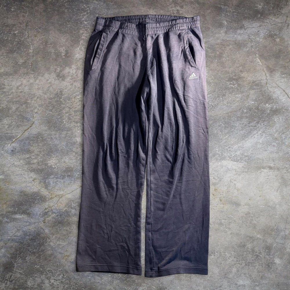 Adidas Performance Essentials Navy Blue Straight Leg Sweatpants Men's Medium